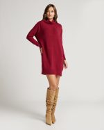 KNITTED DRESS HIGH NECK