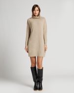 KNITTED DRESS HIGH NECK - Image 7