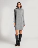 KNITTED DRESS HIGH NECK - Image 12