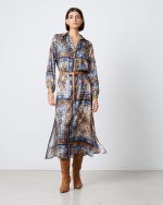DRESS LONG PRINTED