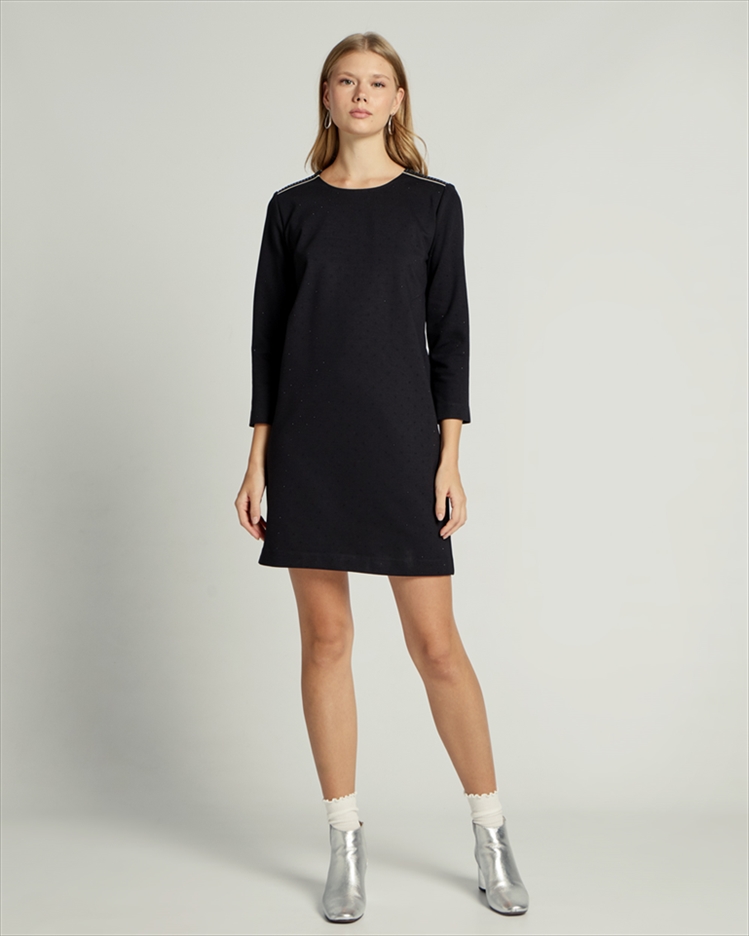78043A.jpg SHORT DRESS RHINESTONES - Image 1