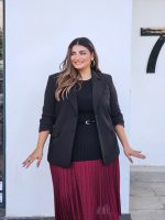MIDI DRESS DUO COLOUR - Image 6