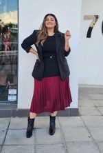 MIDI DRESS DUO COLOUR - Image 7
