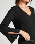DRESS MIDI RIBBED - Image 5