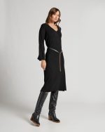 DRESS MIDI RIBBED - Image 6