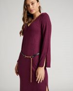 DRESS MIDI RIBBED - Image 9