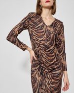MIDI DRESS ZEBRA PRINT - Image 7