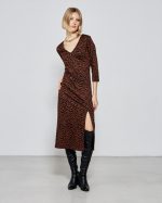 MIDI DRESS ZEBRA PRINT - Image 4