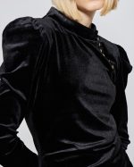 SHORT VELVET DRESS - Image 5