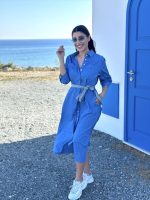 SHIRT DRESS MIDI DENIM - Image 2