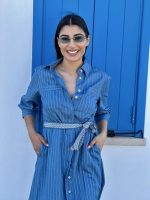 SHIRT DRESS MIDI DENIM - Image 5