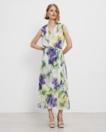 MIDI RUFFLE DRESS