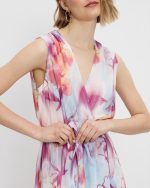 MIDI RUFFLE DRESS - Image 7