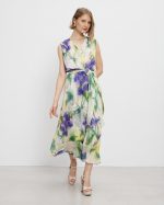 MIDI RUFFLE DRESS - Image 8