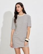 MINI DRESS COTTON STRIPES