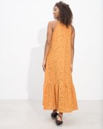 MIDI RUFFLE DRESS CUTWORK - Image 6