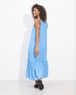 MIDI RUFFLE DRESS CUTWORK - Image 11