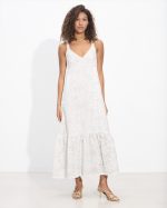 MIDI RUFFLE DRESS CUTWORK - Image 13