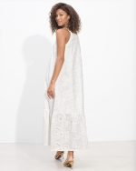 MIDI RUFFLE DRESS CUTWORK - Image 15
