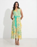 LONG CHIFFON DRESS PRINTED
