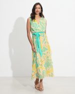 LONG CHIFFON DRESS PRINTED - Image 4