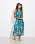 MIDI DRESS SATIN PRINTED - Image 3