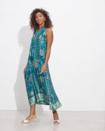 MIDI DRESS SATIN PRINTED - Image 6