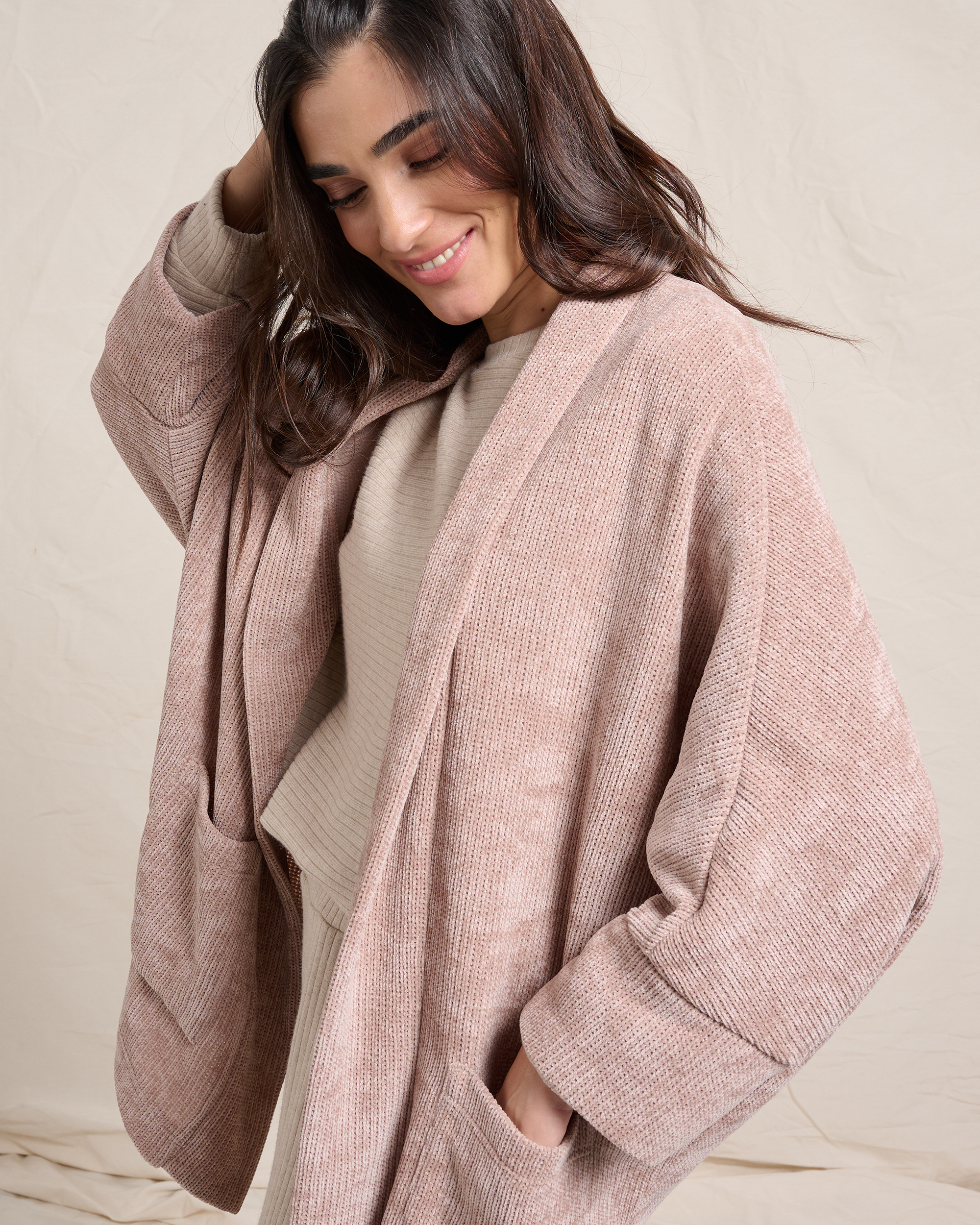 84027B.jpg CARDIGAN WITH POCKETS - Image 1
