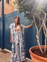 KIMONO SATIN LONG