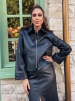 BOMBER JACKET ECO LEATHER - Image 4