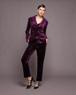 VELVET BLAZER JACKET