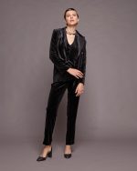 VELVET BLAZER JACKET - Image 2