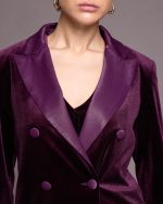 VELVET BLAZER JACKET - Image 12