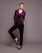 VELVET BLAZER JACKET - Image 13