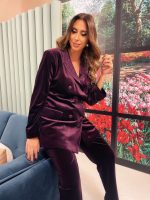 VELVET BLAZER JACKET - Image 16