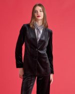BLAZER VELVET JACKET - Image 2