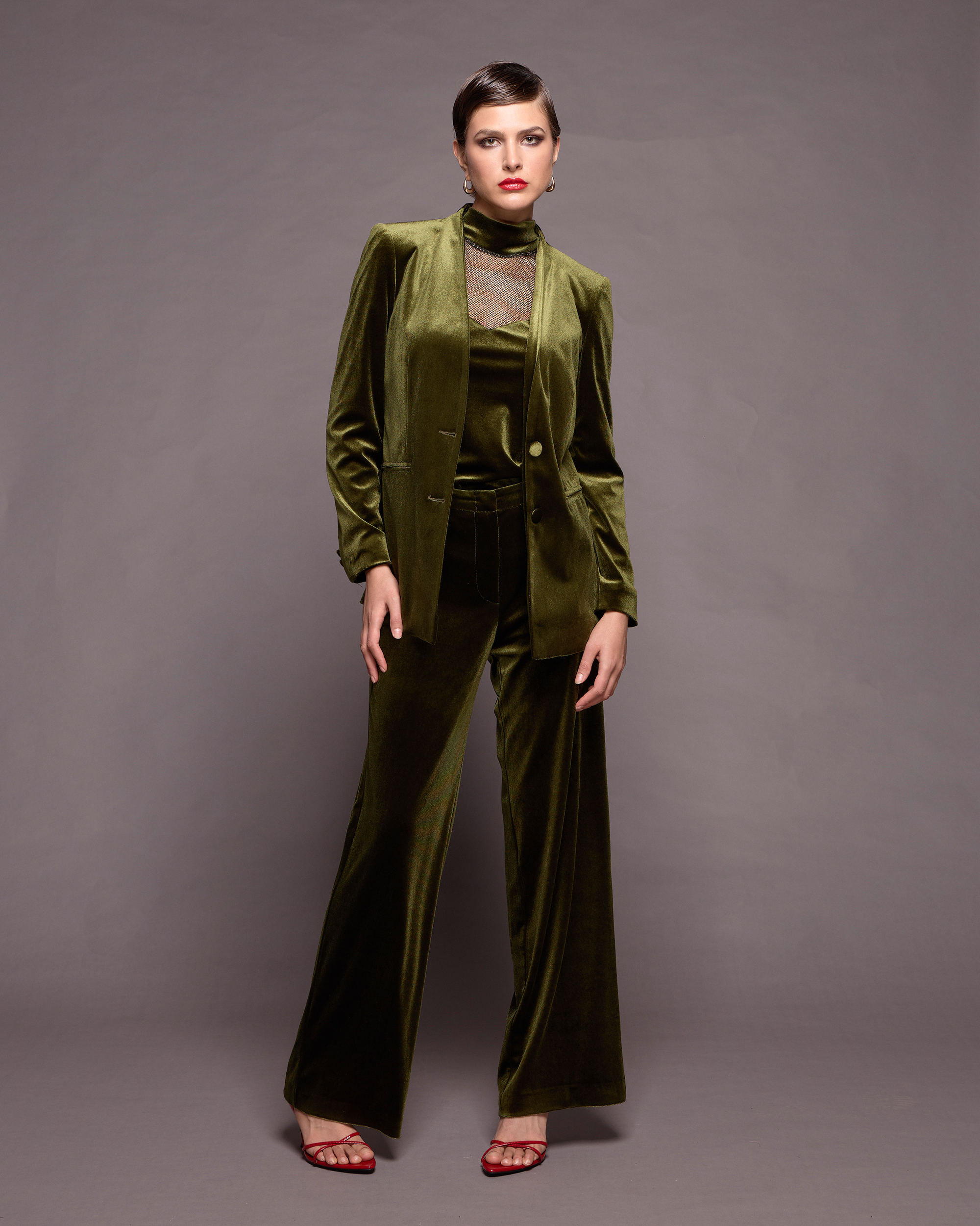 86033.jpg BLAZER VELVET JACKET - Image 1
