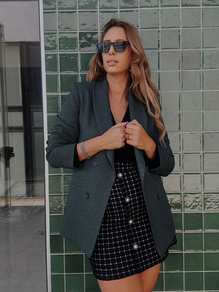88019B.jpg BLAZER JACKET CASHMERE - Image 1