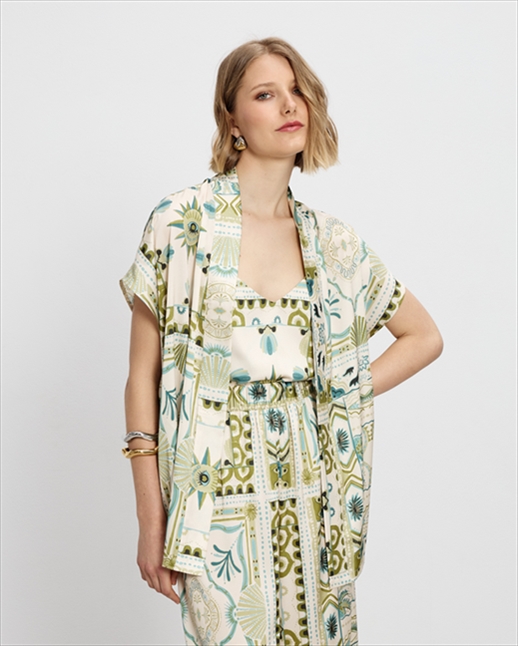 89034.jpg KIMONO JACKET PRINTED - Image 1
