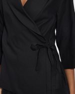 LINEN JACKET TIE SIDE - Image 5