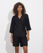 LINEN JACKET TIE SIDE - Image 7