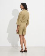 LINEN JACKET TIE SIDE - Image 11