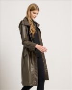 ECO LEATHER COAT LONG - Image 3