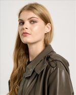 ECO LEATHER COAT LONG - Image 4