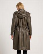 ECO LEATHER COAT LONG - Image 5