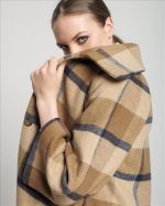 CHECKED OVERSIZE COAT - Image 4
