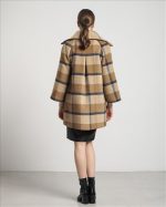 CHECKED OVERSIZE COAT - Image 5
