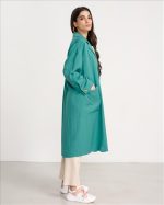 LONG JACKET TENCEL/COTTON - Image 3