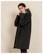 HOODIE DOUBLE COAT - Image 5