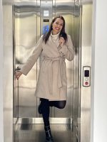 BELTED COAT KNEE LENGTH - Image 2